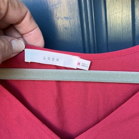 Lush Oversize Front Knot Fall Top - Picture 3 of 5